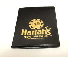 Harrah*s Casino New Orleans black pocket wallet - Vintage picture