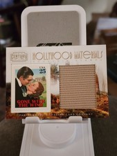 2010 Panini Hollywood Materials Gone with the Wind Stamp Clark Gable Swatch /25 picture
