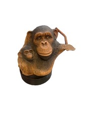 Vintage 1991 Chimpanzee & Baby Sculpture Limited Edition 452/2000 picture
