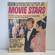 Movie Stars Magazine September 1968 Liz Taylor Rob Kennedy Vintage Advertising picture