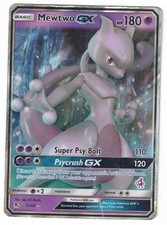 MEWTWO GX 31/68 - TCG Pokemon - Sun & Moon Hidden Fates - MP picture
