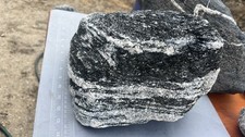 Museum Grade Mica Schist Boulder 43lb Quartz Feldspar Large Mineral Specimen picture