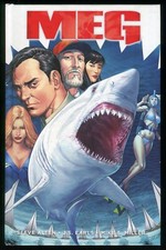 Meg Hardcover HC Rare Megalodon Shark Comic Like Jaws Atoll HookJaw Grizzlyshark picture