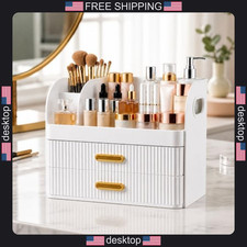 Makeup Organizer with Drawers and Brush Holder for Vanity picture