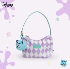 Monsters Inc. Sully Disney Purse Handbag & Keychain Kawaii Fashion Shoulder Bag picture