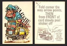 1970 Odder Odd Rods Donruss Vintage Trading Cards #1-66 You Pick Singles picture
