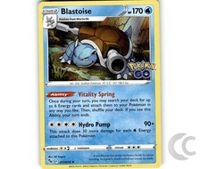 Blastoise 017/078 Pokemon GO Holo Pokemon TCG English NM picture