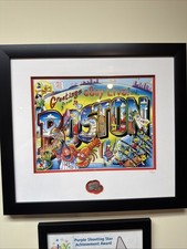 2007 eBay Live Limited Edition Signed Framed Print Boston #166/200 & Pin & COA picture