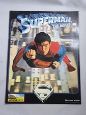 Vintage 1978 Àlbum Iris Superman The Movie Sticker Album Empty Costa Rica RARE  picture