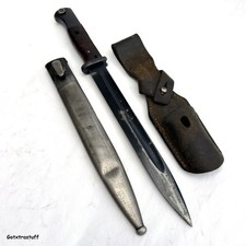 Original WW2 German Mauser 98 Bayonet, Scabbard and Frog picture