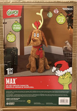 4 Ft Animated Musical Max From the Grinch Animatronic Christmas Prop Decor NEW picture