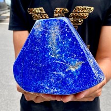 4.1LB  Natural Stone Lapis Lazuli Freeform Polished Crystal Mineral Specimen picture