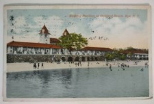 Bathing Pavilion Oakland Beach Rye New York Divided Back Postcard NY picture