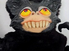 Very Rare Halloween HANGING PLUSH BAT W/RUBBER FACE 2001 Paper Magic Group HTF picture