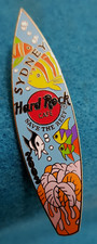 RARE SYDNEY SUMMER SURFBOARD SAVE GREAT BARRIER REEF 2003 Hard Rock Cafe PIN LE picture