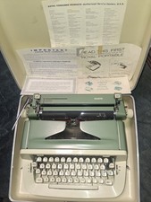 Royal Sabre Manual Portable Vintage Typewriter w/ Case picture