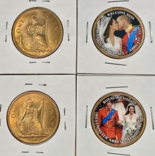 The Royal Wedding Colorized 1967 Britannia Prince William & Kate Commemorative picture