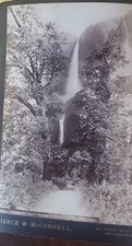 c1890 Pierce & McConnell Cabinet Card Yosemite Falls picture