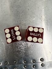 Vintage Bally's Reno Casino Dice - 2 used dice picture