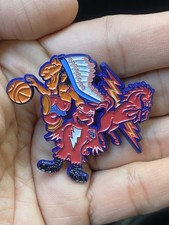 St. John’s University Redmen Red Storm One Of A Kind pin. Rare. New. Vintage. picture