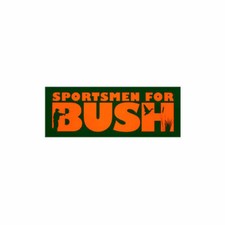 Sportsmen For George W Bush W President 2004 Bumper Sticker picture
