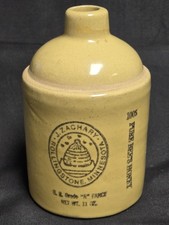 Vintage 11oz Apiary Stoneware Honey Crock Jug from J. Zachary 1960s picture