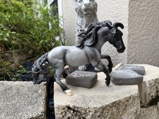 Rare Retired Breyer Horse #1279 Blue Roan Nokota Mustang Benefit Model picture