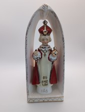 Vintage Lefton IHS Infant of Prague Christian Holy Water Planter #245 Japan 8