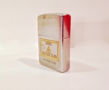 Vintage 1962 Zippo Lighter U.S. Army Service Club Fort Bliss Texas Military picture
