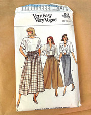 Vogue Patterns Very Easy Very Vogue 9813 Women's Skirt Sewing Pattern 20-22-24 picture