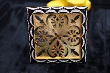 BN A+++DESIGNER JAY STRONGWATER BLACK ENAMEL /SWAROVSKI CRYSTALS PICTURE FRAME picture