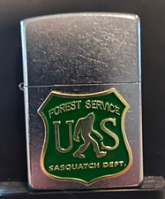 Zippo Lighter with U.S. Forest Service U.S. Sasquatch Dept. Emblem picture