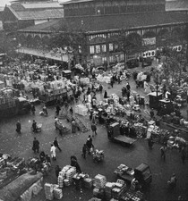 The Halles Of Paris Animation On The Crossroad In The Sixties Old Photo picture