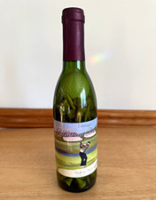 Chateau Du Vintage Golf in Style Vintage Wine Bottle, Green picture