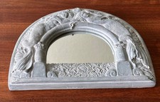 Pale Moon Christopher Miller Mermaid Mirror Hand Cast Hydrocal Seafoam 9