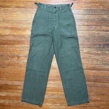 Vintage 50s OG-107 Pants Sateen Type 1 Trousers Size Small Korea 28x31 Vietnam picture