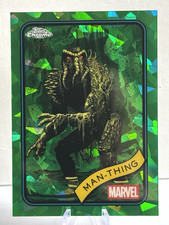 Topps 2025 Topps Chrome Marvel Man-Thing #31 Green Holo Parallel Card picture