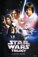 Vintage Lucas Film Star Wars Trilogy A New Hope Movie Poster 27” x 40” 2004 picture