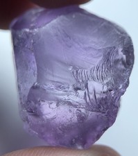 80 Ct 🤩 Facet Rough Natural Amethyst From Africa. Clarity Eye Clean. picture