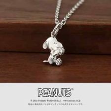 Snoopy Special Edition Diamond Petite Necklace Silver 925 Official PEANUTS picture