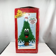 Vintage Retro Gemmy Dancing Douglas Fir Sing/Talking Christmas Tree / New picture