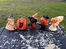 Vintage Lot Of Halloween Gurley Candles  picture