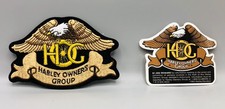 New Vintage 1983 HOG Harley Davidson Owners Group Patch and Decal picture