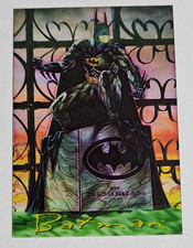 1996 SKYBOX DC BATMAN MASTER SERIES BATMAN CLEARCHROME #1 OF 2 * BATMAN * picture