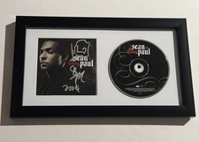 SEAN PAUL SINGER RAPPER HAND SIGNED THE TRINITY CD FRAMED HIP HOP STAR COA picture