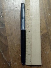 Vtg 1950s Parker 51 Fountain Pen Black Aerometric Filler Made In USA MCM picture