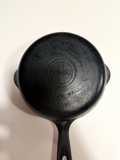 Vintage Griswold No. 3 Cast Iron Skillet 709H Small Block Logo Erie PA USA picture