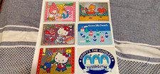 Pristine Vintage 1970s/1980s Sanrio Sticker Lot - 100% Original, Never Stuck  picture