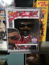 2x signed Funko Vinyl:Marvel Blade San Diego Comic Con (Exclusive) #886 JSA picture