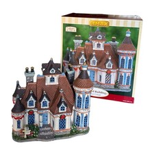 Lemax Caddington Village Logan Cottage #65372 Retired 2006 Lighted House W/Box picture